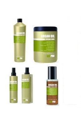 Komplet Argan Oil Nega 1l Šampon+1l Maska+100ml Olje za konice+10v1 Tekoči balzam 200ml