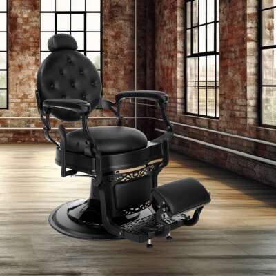 Barber brivski stol SHADOW Black