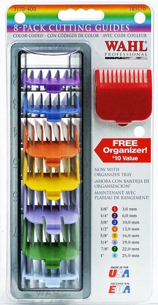 Wahl Professional Nastavki-Set - 8 kom 3, 6, 10, 13, 16, 19, 22, 25 mm,