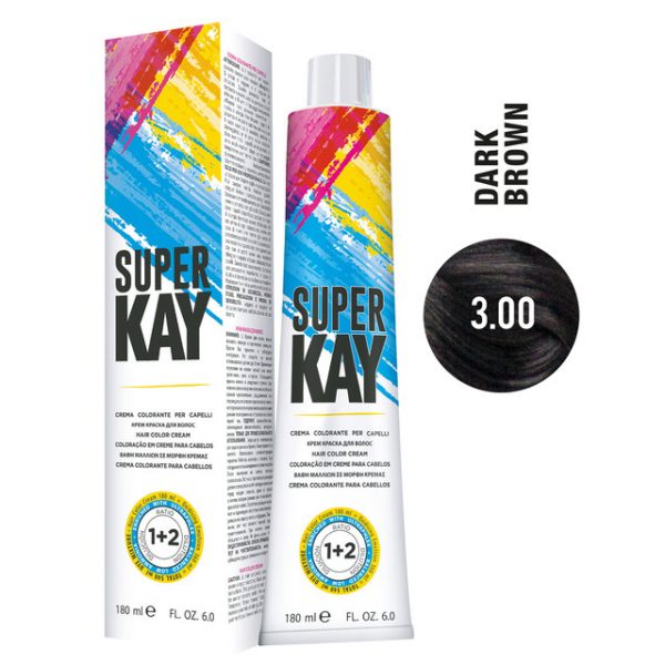 SUPERKAY Barva180 ml - Dark brown