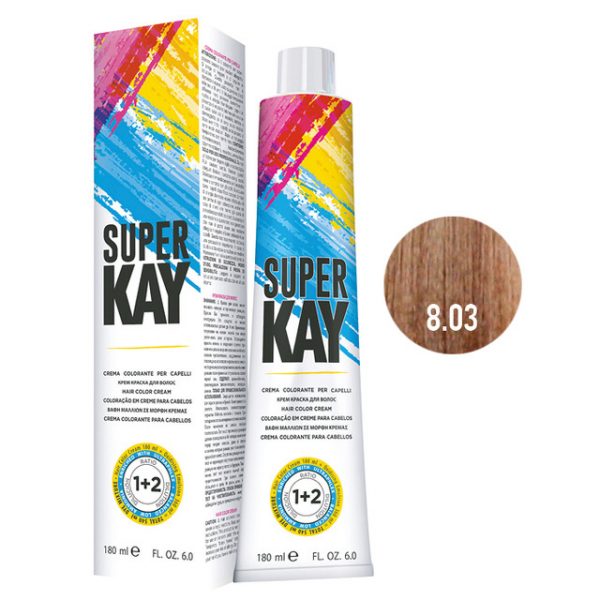 SUPERKAY Barva 180 ML - BIONDO CHIARO NATURALE CALDO