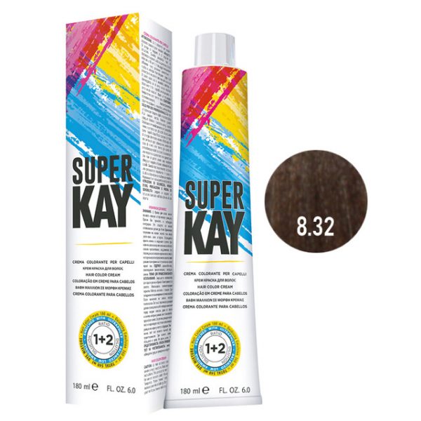 XXL SUPERKAY Barva 180 ML - 8.32 BIONDO CHIARO BEIGE