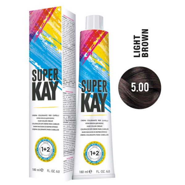 SUPERKAY Barva 180 ML - 5.00 Light Brown