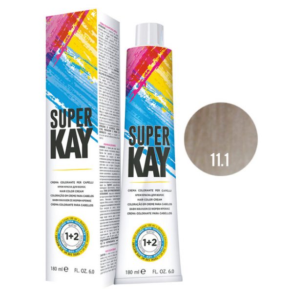 SUPERKAY Barva 180 ML - BIONDO CENERE SUPER PLATINO