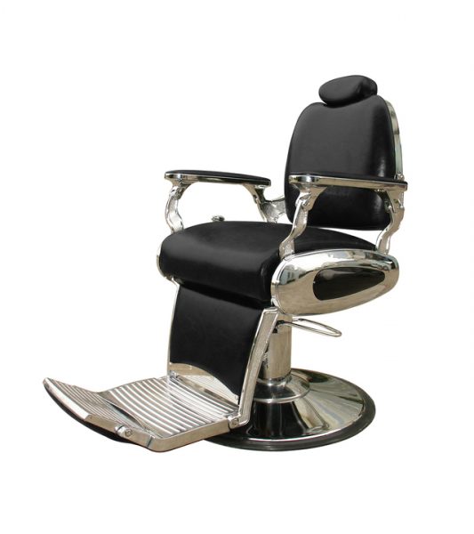 Barber stol MOTO črn