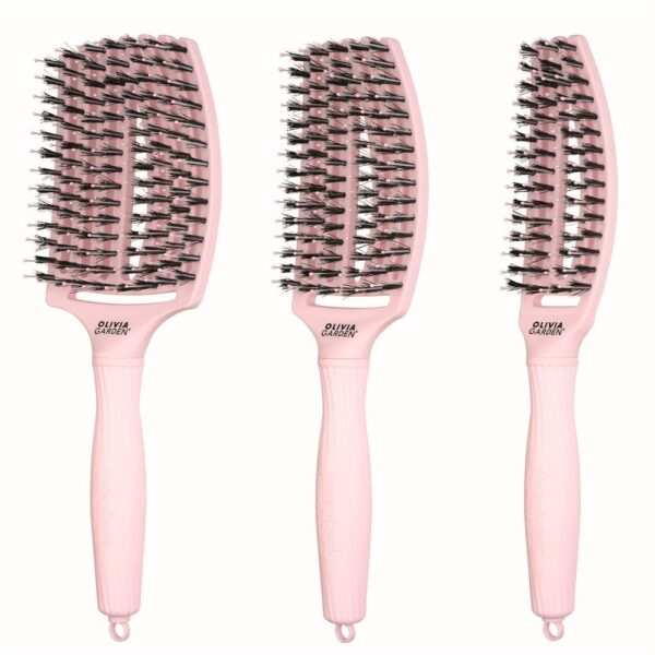 Krtača za razčesavanje Olivia Garden Fingerbrush M Coral
