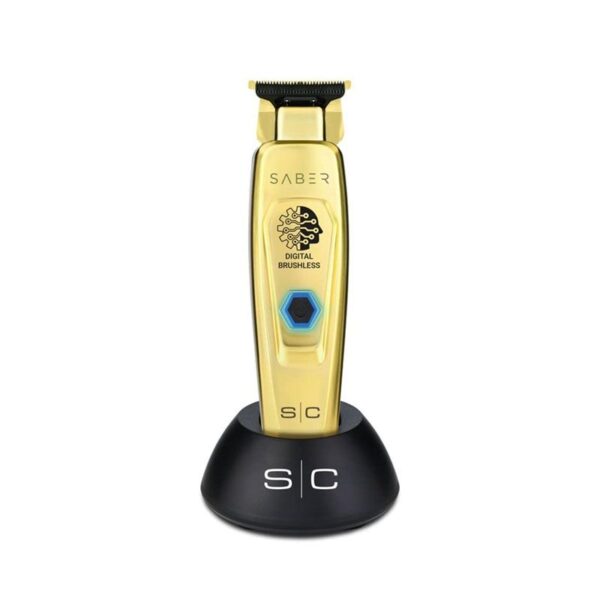 StyleCraft - S|C  Saber Metal Trimmer Gold z Motor Digitalni