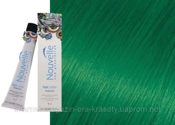 Profesionalna barva NOUVELLE 100ml Green  11