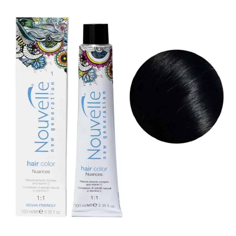 Profesionalna barva NOUVELLE 100ml N1