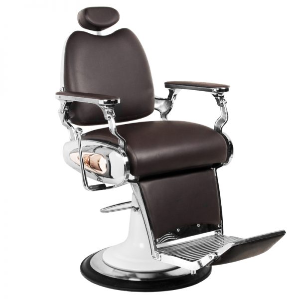 Barber stol MOTO rjav