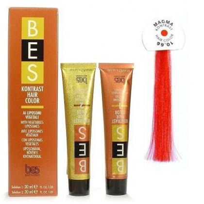 Profesionalna barva BES Kontrast 60ml CORALLO