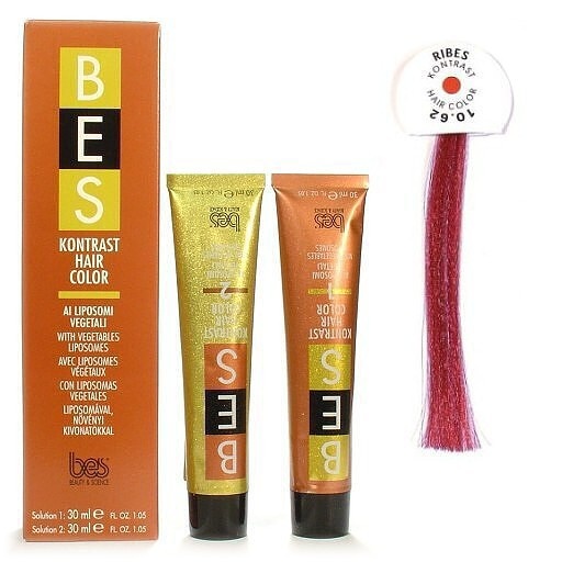 Profesionalna barva BES Kontrast 60ml GRANATA