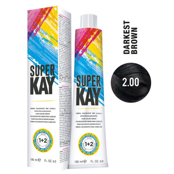 SUPERKAY Barva 180 ml - Darkest Brown