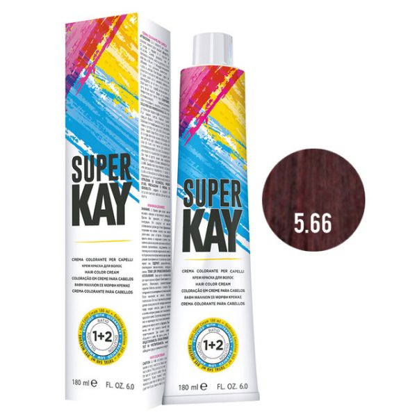 SUPERKAY Barva 180 ML - CASTANO CHIARO ROSSO INTENSO