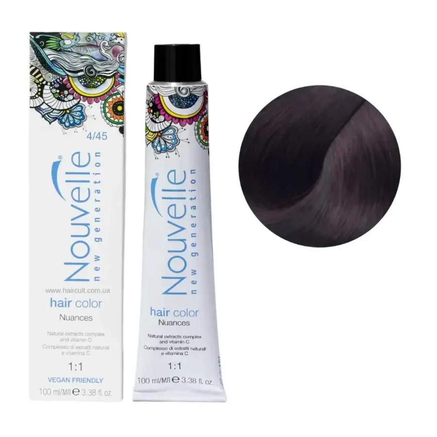 Profesionalna barva NOUVELLE 100ml 4.45