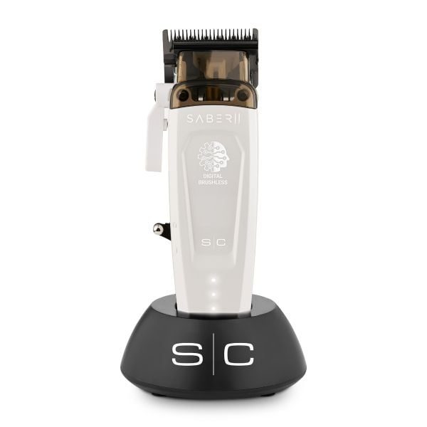 StyleCraft – S|C Strojček PRO Saber II Professional Metal Clipper Brushless Beli