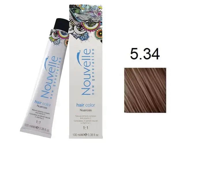 Profesionalna barva NOUVELLE 100ml 5.34