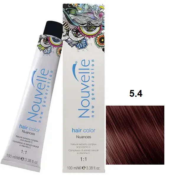 Profesionalna barva NOUVELLE 100ml 5.4