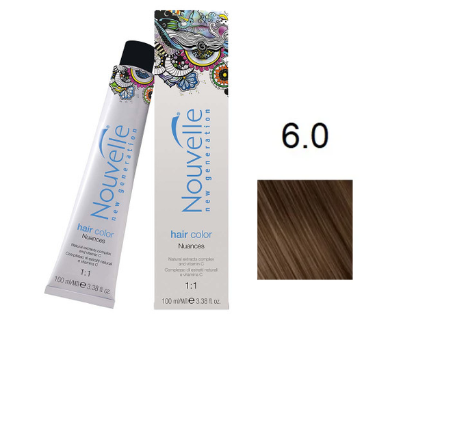 Profesionalna barva NOUVELLE 100ml 6.0