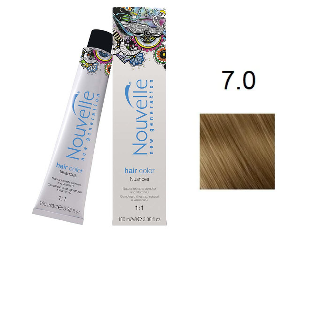 Profesionalna barva NOUVELLE 100ml 7.0