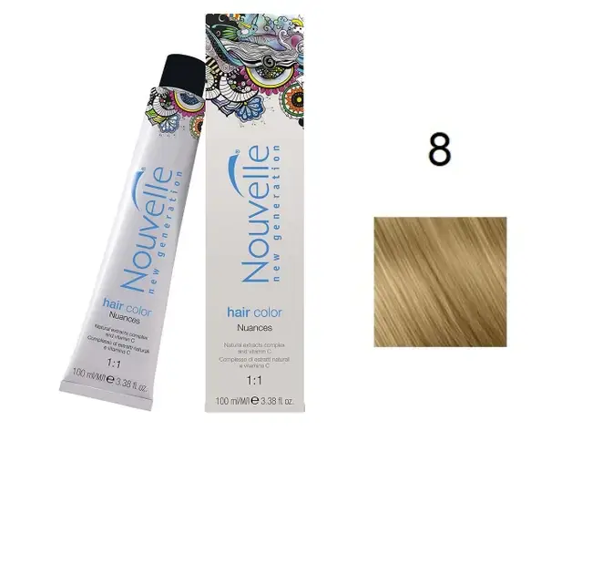 Profesionalna barva NOUVELLE 100ml N8