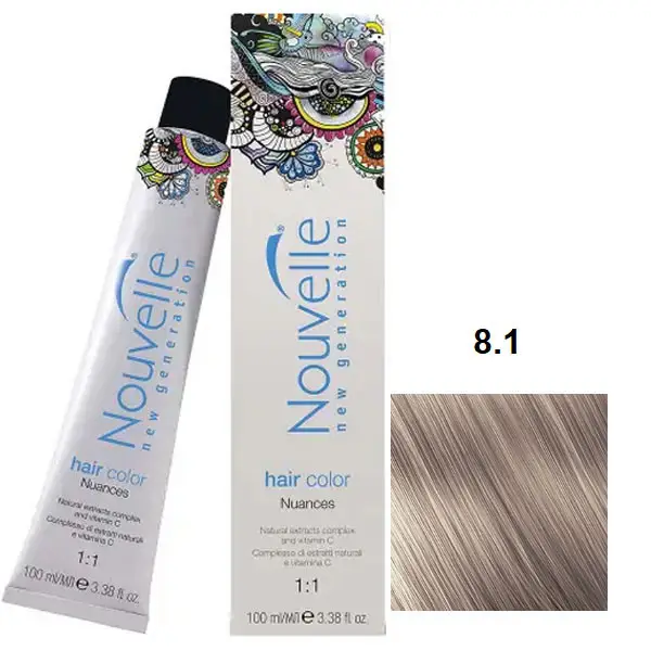 Profesionalna barva NOUVELLE 100ml 8.1