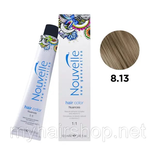Profesionalna barva NOUVELLE 100ml 8.13