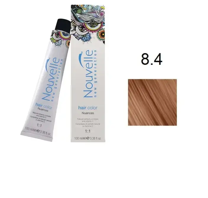 Profesionalna barva NOUVELLE 100ml 8.4