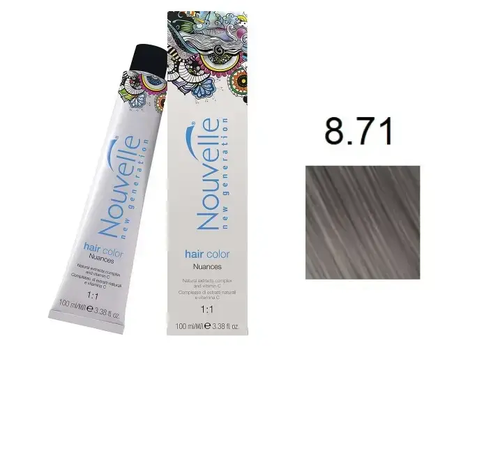 Profesionalna barva NOUVELLE 100ml 8.71