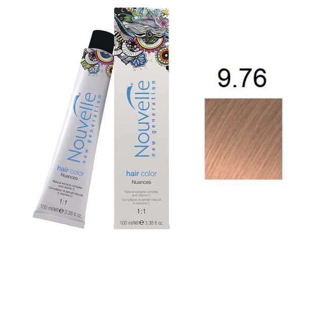 Profesionalna barva NOUVELLE 100ml 9.76