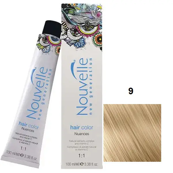 Profesionalna barva NOUVELLE 100ml N9