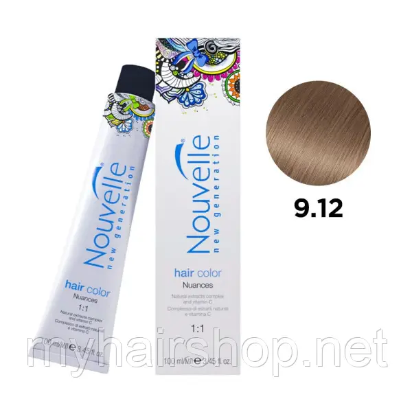 Profesionalna barva NOUVELLE 100ml 9.12