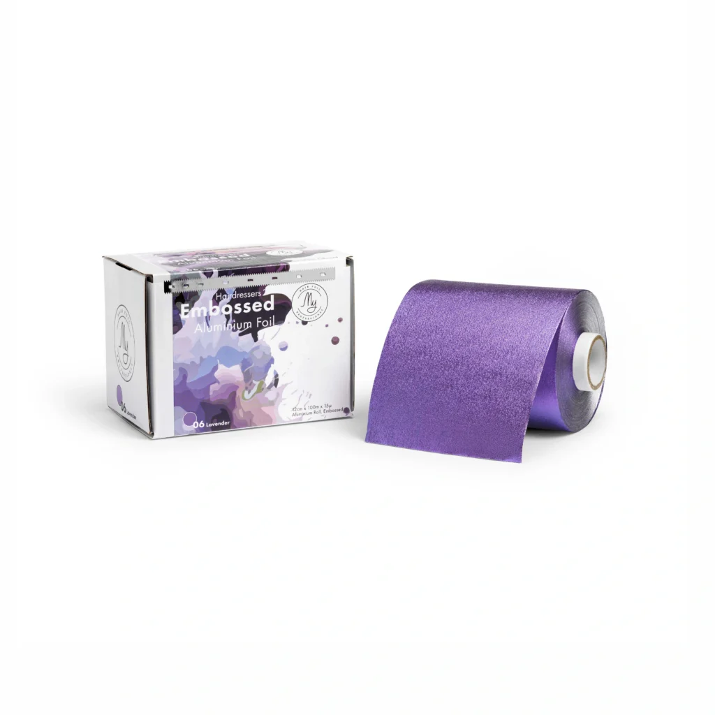 Alu folija Embossed Aluminium Foil – LAVENDER 100m