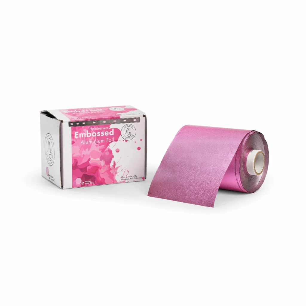 Alu folija Embossed Aluminium Foil – PINK 100m