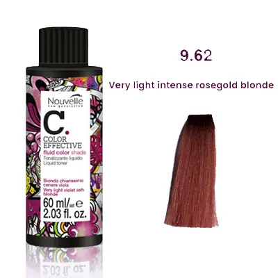 Toner 60ml  9.62 Zelo svetla intenzivna rožnato-zlata blond